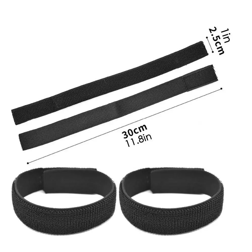 Trousers Blouses Straps 6X Elastic Boot Bands Straps With Hook And Loop Polyester Nylon Adjustable Cowboy Boot Straps