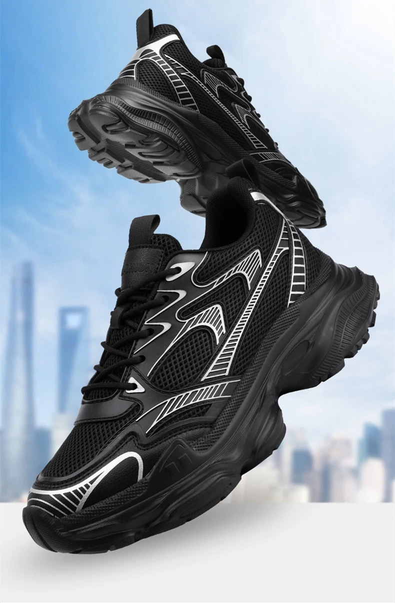 Mode Weiß Aufzug Turnschuhe Versteckte Heels Erhöhung Walking Arbeit Schuhe Für Männer 6CM Sommer Casual Sport Atmungsaktiv Größer – Detail 3