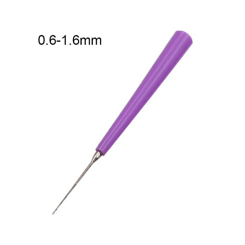 1 Piece Diamond Pearl Glass Bead Reamer Burr Beading Hole Enlarger Tool Puncher for DIY Jewelry Making Bead Reamer