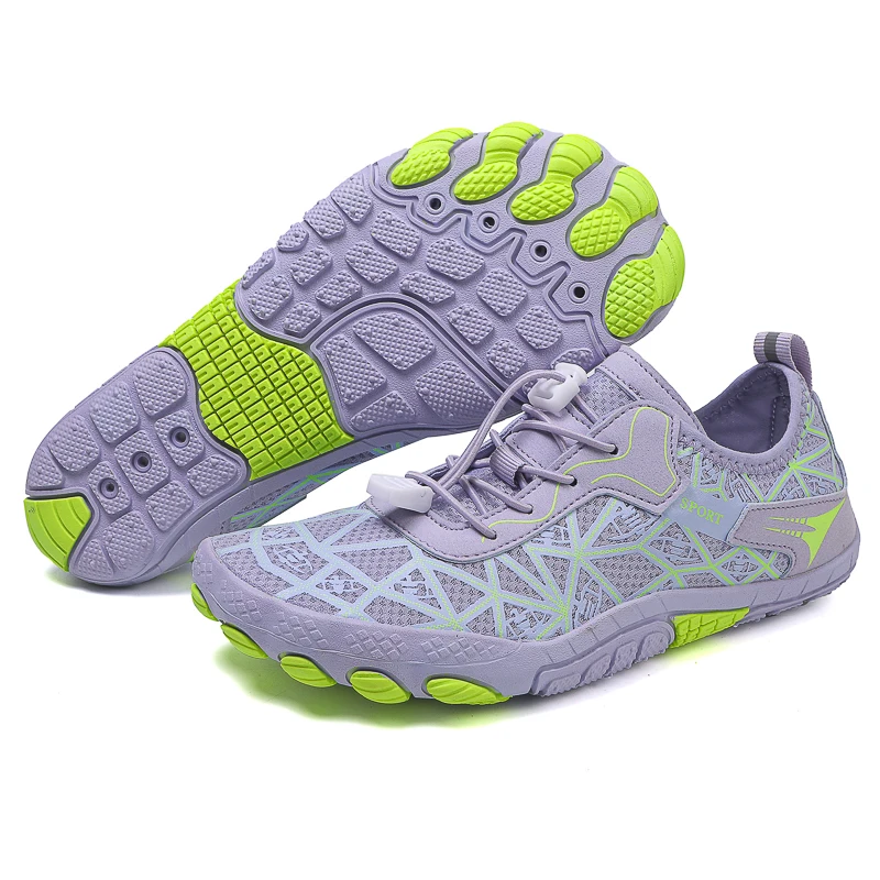 Aqua Shoes For Women Men Barefoot Water Shoes Anti-Slip Quick-Drying Outdoor Beach Upstream Wading Swimming Shoe Sneakers Unisex