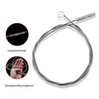 Refrigerator Drain Dredge Brush Water Dredging Tool Water Tube Cleaning Coil Cleaning Set Long Flexible Refrigerator Scrub Brush 1