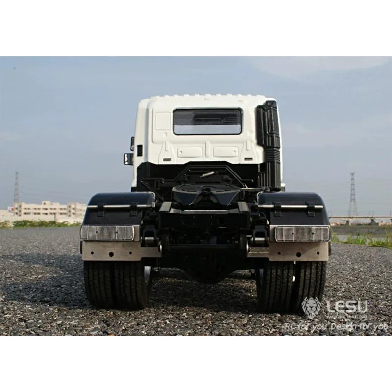LESU 1/14 simulation model tractor head 4X2 tractor metal chassis modified RC Tamiya 4