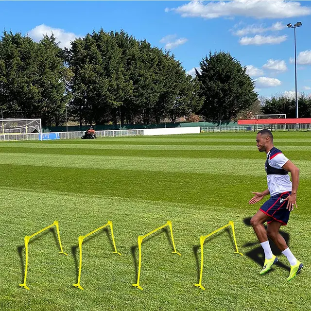 Portable Sports Training Agility Hurdles Soccer Football Plyometric Speed Hurdles Foldable Collapsible Hurdle 1PC 3