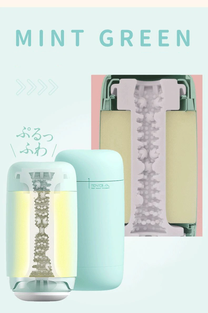 TENGA Puffy Cup Soft Masturbator for Male Realistic Vagina Pussy Sex Pocket Oral Vaginal Reusable Massager Original Adult Games