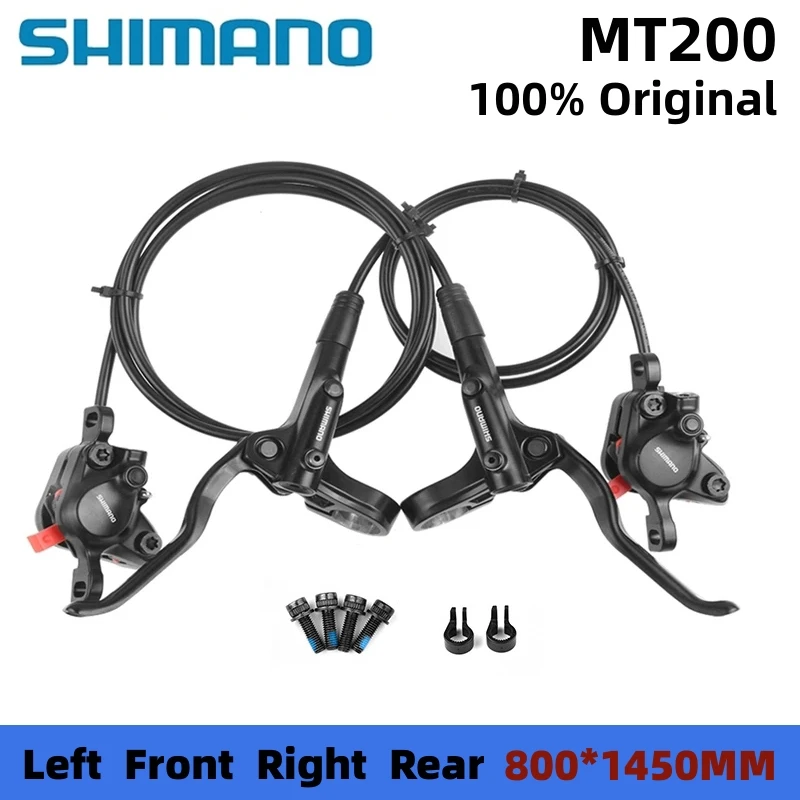 Shimano Deore M4100 Mt420 Freio A Disko Hidráulico Conjunto Bl M4100 Alavanca Br Mt420 Caliper Mtb 4 Pistão Acessórios Da Bicicleta Loja I.323905345