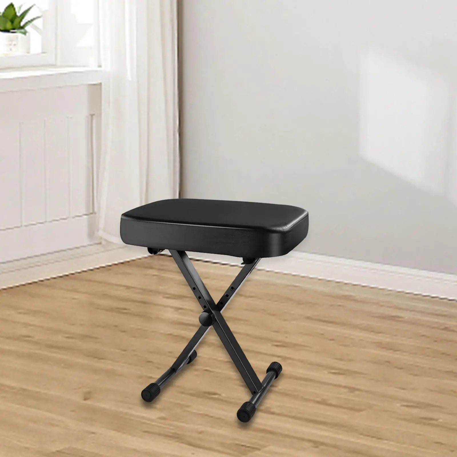 

Keyboard Bench Padded Non Skid Heavy Duty Foldable Padded Keyboard Seat for