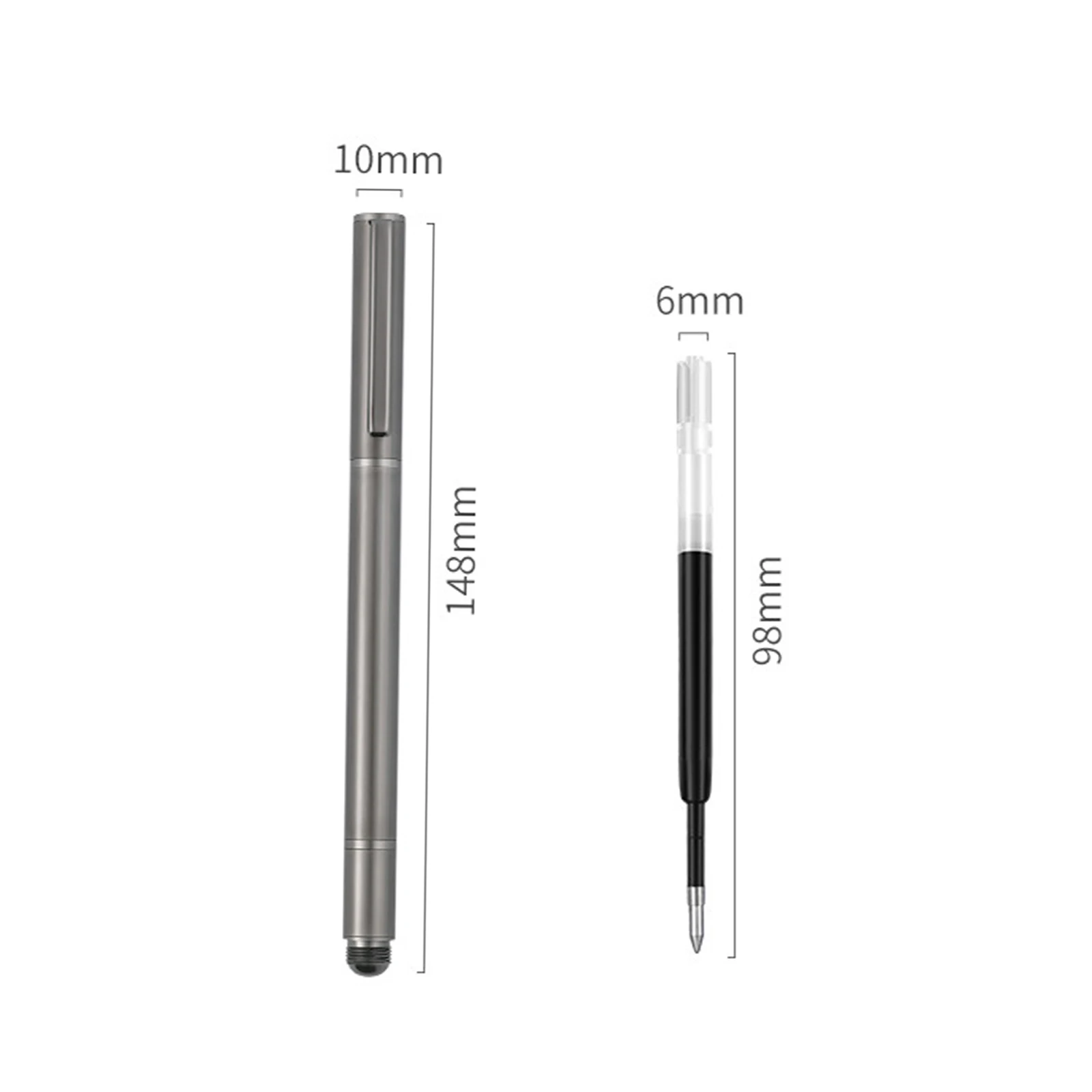 Multifunction Pen 1 PC Portable Dual-Function Pen Ballpoint Pen And Pencil Smooth Writing And Easy to Carry Black Ink