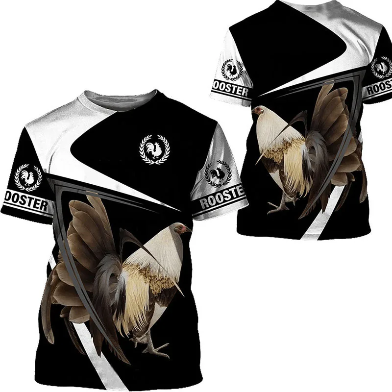 Summer 3D Print Short Sleeve T Shirt