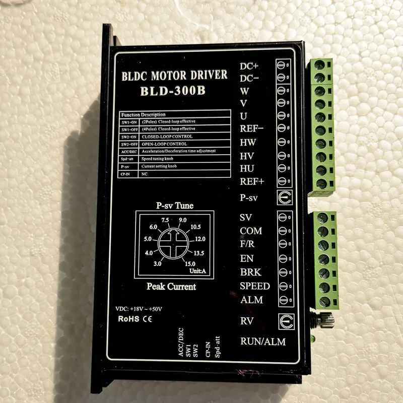 BLD-300B BLDC Motor Driver 18V-50V 300W DC Brushless DC Motor Driver Controller 24V 36V 48V