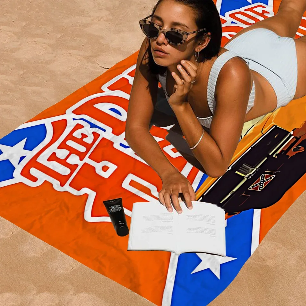 The Dukes Of Hazzard Big Microfiber Beach Towels Quick Dry Towel Sand Beach Towels Pool Towel For Travel Swim Pool Yoga 3