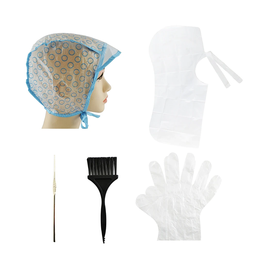 Hair Frosting & Tipping Cap Tipping Needle&Highlighting Combo Pack