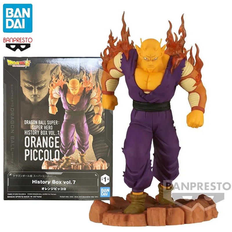 In Magazzino Banpresto History Box Vol.7 Dragon Ball Super: Super Hero Orange Piccolo Pvc Anime Action Figures Model Collection Toy