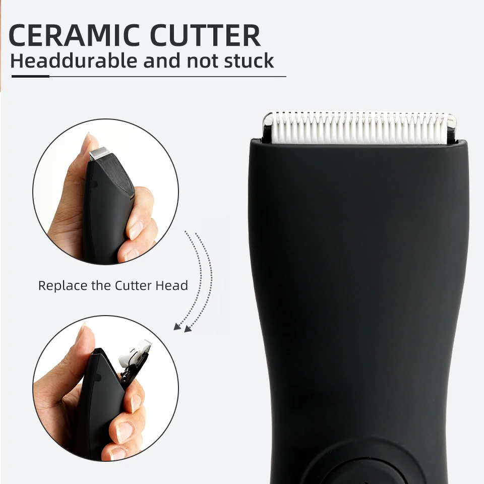 Hair Cutting Machine Professional Beard Trimmer Electric Shaver for Adult Body Hair Shaving IPX7 WaterProof Safety Razor Clipper 4