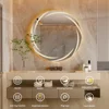 LUVODI Illuminated Bathroom Wall Mirror with Light Circle Backlit LED Bath Vanity Mirror Defog 3