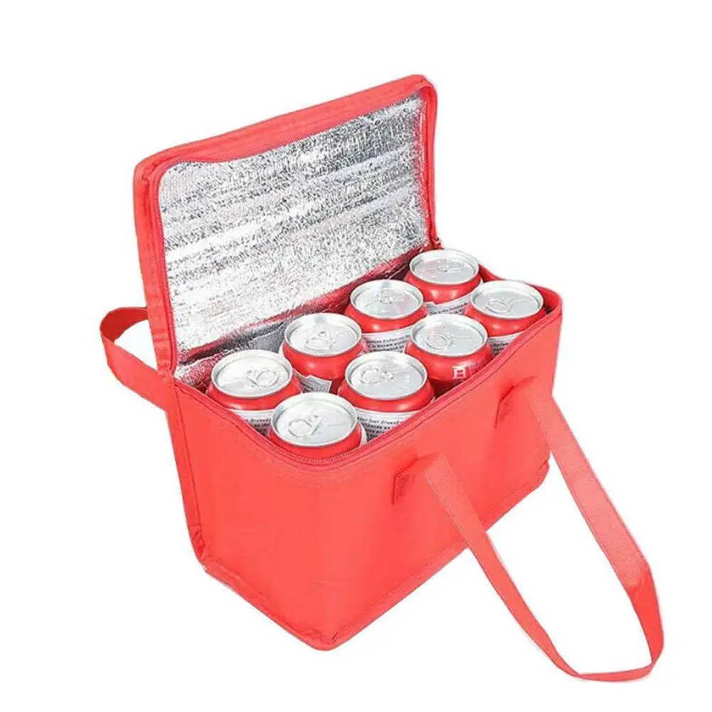 Portable Drink Beer Cooler Bag Lunch Cooler Bag Outdoor Picnic Camp Thermal Box