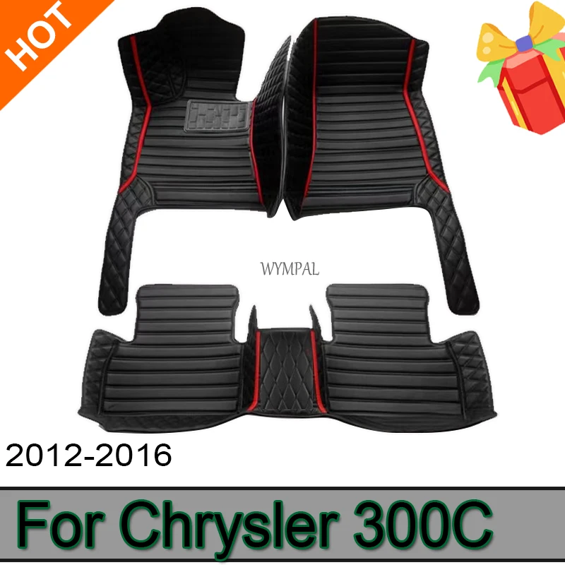 

Автомобильные коврики для Chrysler 300C (седан), 2012, 2013, 2014, 2015, 2016, индивидуальные автомобильные подкладки для ног, искусственная Обложка