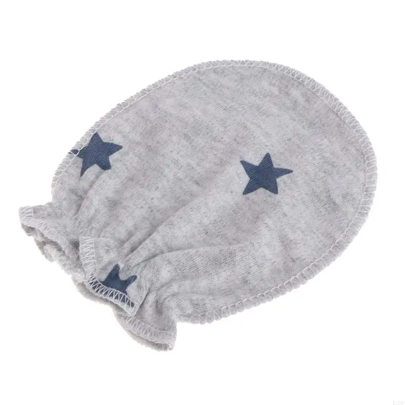 K3NF Skin-friendly Infant Boys Girls Anti Scratch Mittens Soft Anti Eat Gloves