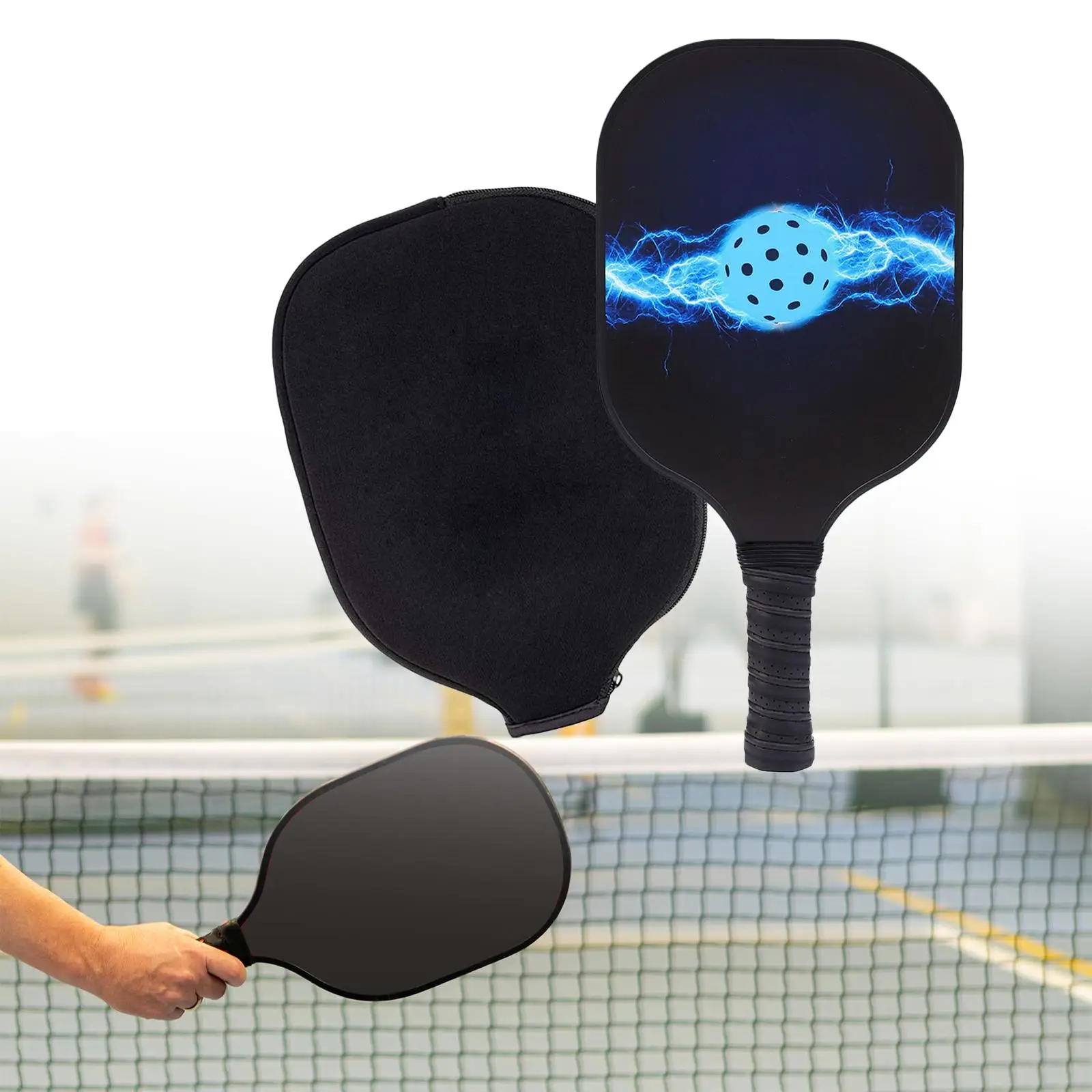 Standard pickleball racket, comfort grip, pickleball equipment and Standard pickleball racket, comfort grip, pickleball equipment and