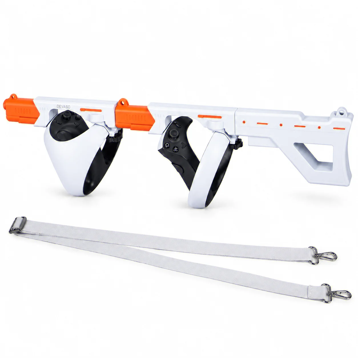 HTMCK VR Gunstock pour PlayStation VR2 avec support magnétique pour manette de jeu, bandoulière PS VR2 incluse 1