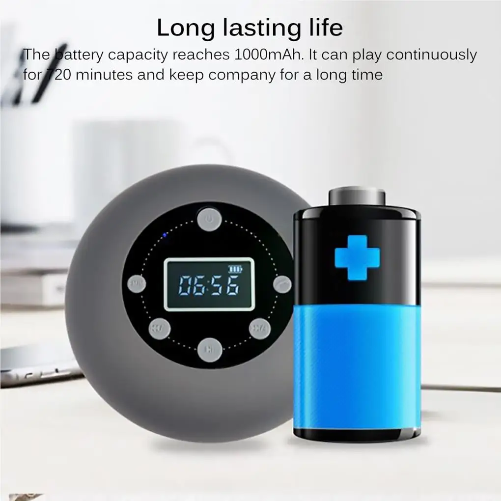 

Waterproof Speaker with Microphone Music Player Loudspeaker Device for Home Bedroom Living Room Bathroom Office