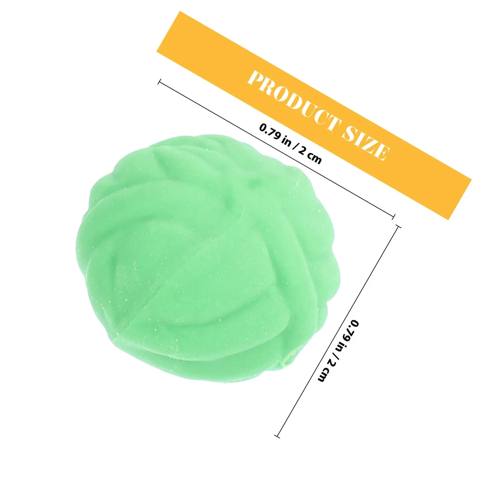 20Pcs 양배추 모양의 지우개 학생들을위한 귀여운 미니 지우개 어린이 학교 사무실 쓰기 그리기 교정 용품 대량