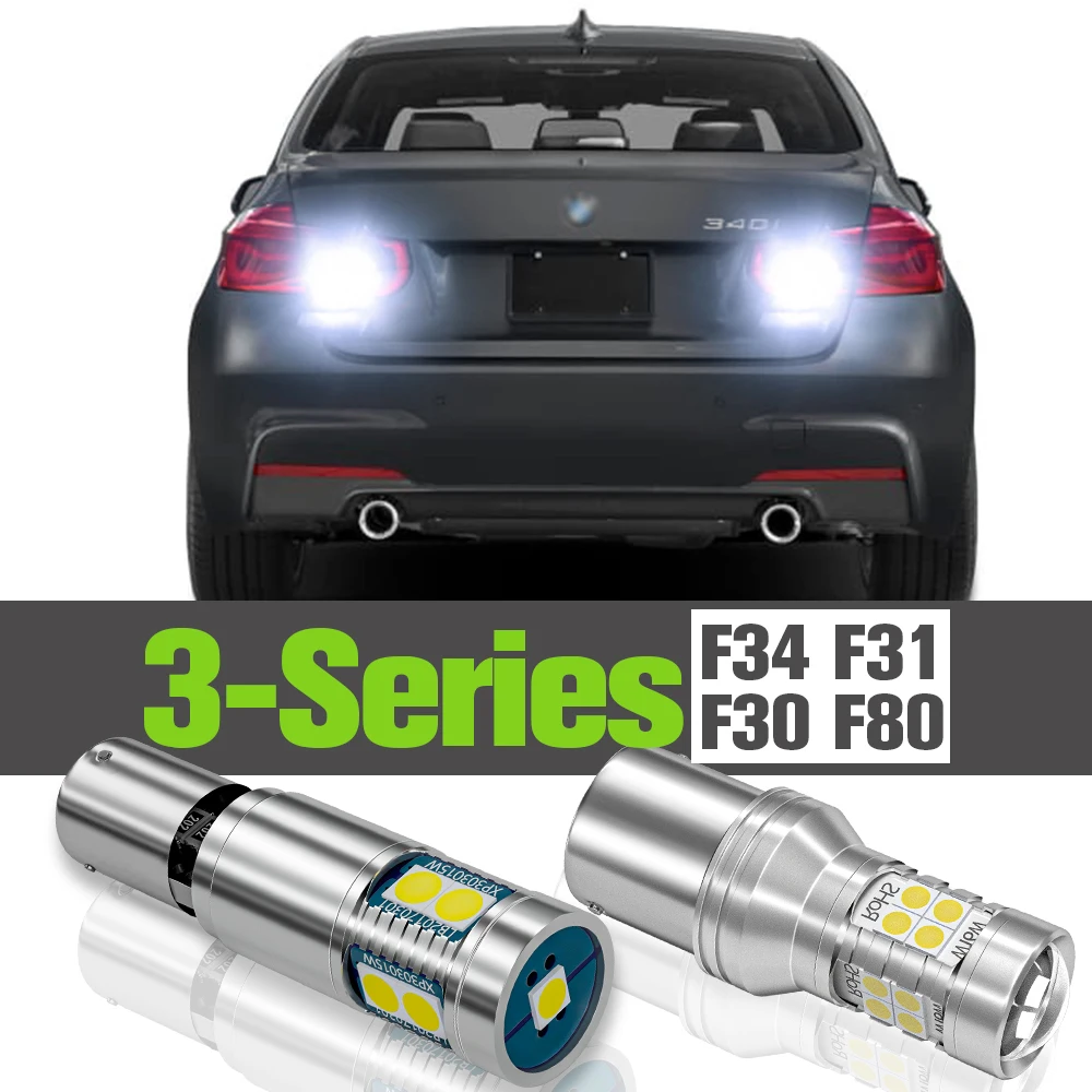 2x Led Reverse Light Accessories Backup Lamp For Bmw 3 Series F34 F31