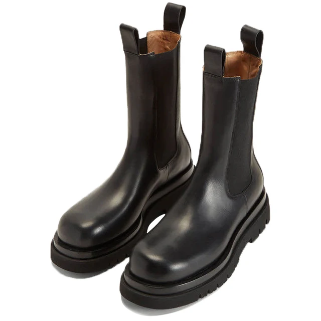 고급 남성용 첼시 부츠 - 스트리트 패션의 완벽한 조화