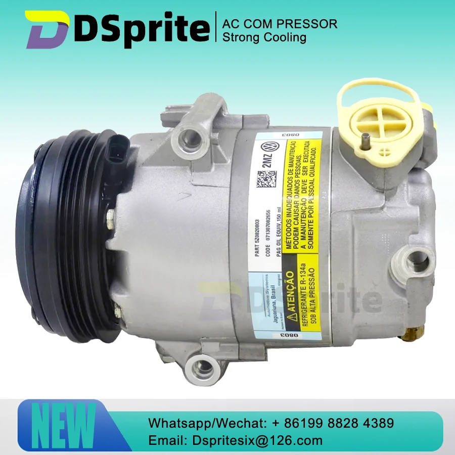 Cvc Ac Compressor Muslimatexlimatexc20053 Per Vw Golf Fox Gol Cod Crossfox Saveiro Voyage Spacefox Polo 5 U0820803