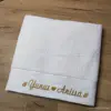 AHSNME Custom Embroidery LOGO Bath Towel Pure Cotton Salon Towel Personalised Home Soft Towel Gift Towels Hotel High Quality 4
