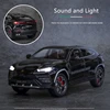 1:24 URUS SUV Alloy Sports Car Model Diecasts Metal Off-road Vehicles Car Model Simulation Sound Light Collection Kids Toys Gift 5