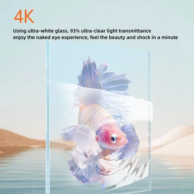 Yee Smart Fish Tank Living Room Small Home Desktop Ultra White Glass Fish Tank Filter Self-recycling New Eco Fish Tank Aquarium