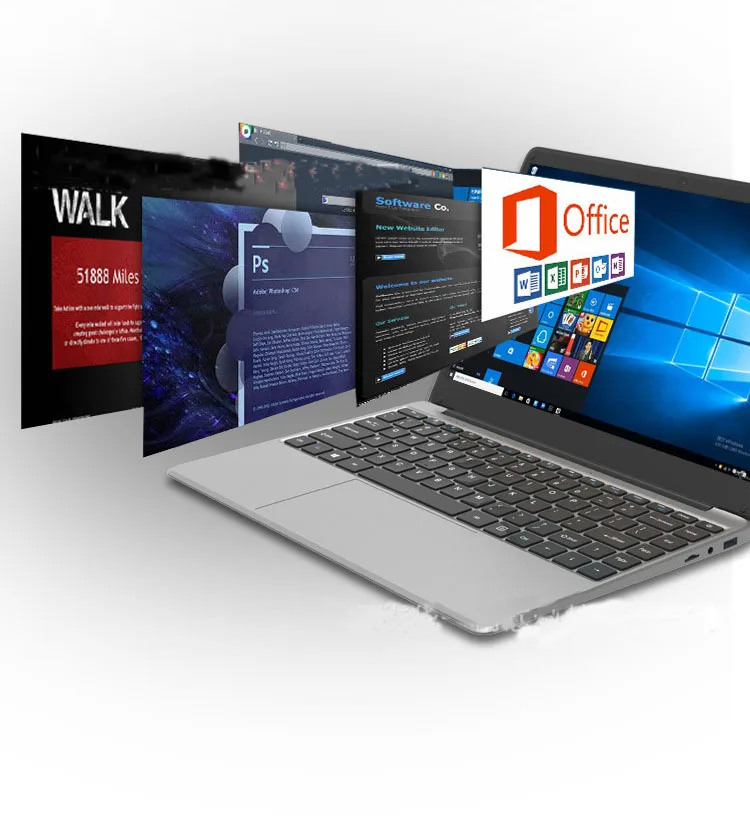 14-inch Slim School Laptop with 4GB RAM, 64GB + M.2 SSD, Windows 10 - GMOLO 2023 Description Image.This Product Can Be Found With The Tag Names Computer Office, Laptops