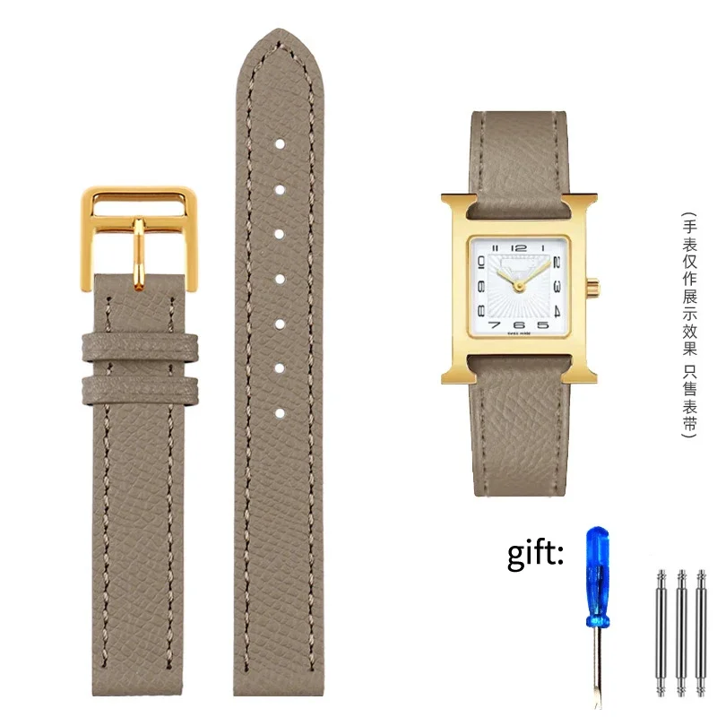 Genuine Leather Soft Cowhide Watch Strap - Fashionable & Comfortable Bracelet