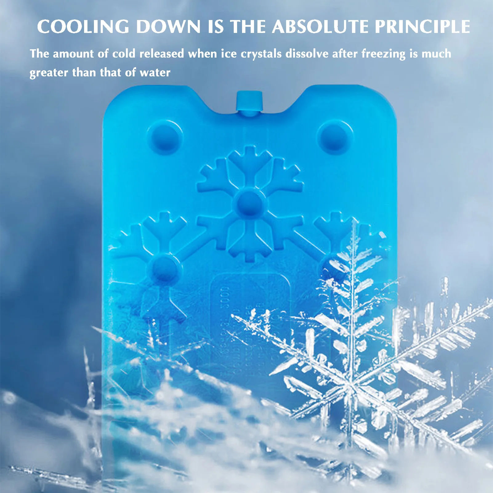 Camping Ice Packs Quick Freezing Fresh-keeping Ice Box Picnic Box Cooling Pack Cooling Crystal Camping BBQ