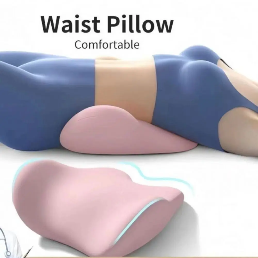 Ergonomic Memory Foam Lumbar Support Pillow for Comfortable Sleep