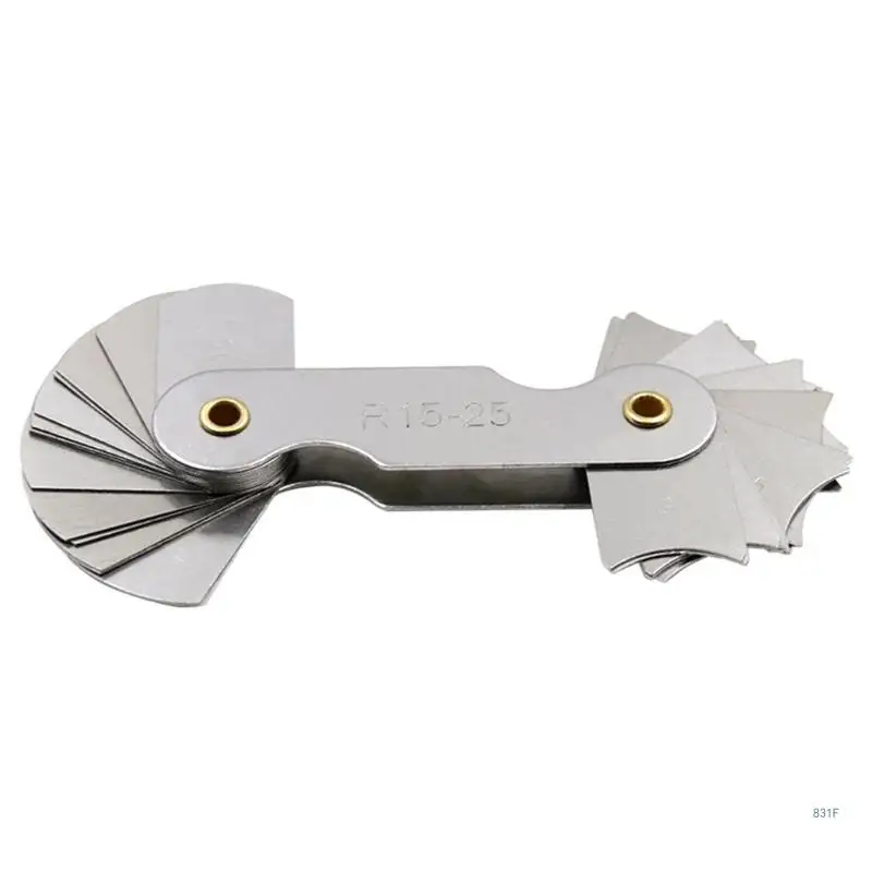 

Measuring Tool Radius- Fillet-Gauge Set Concave Convex R1-6.5 R7-14.5 R15-25 for Tool and Die Makers Check