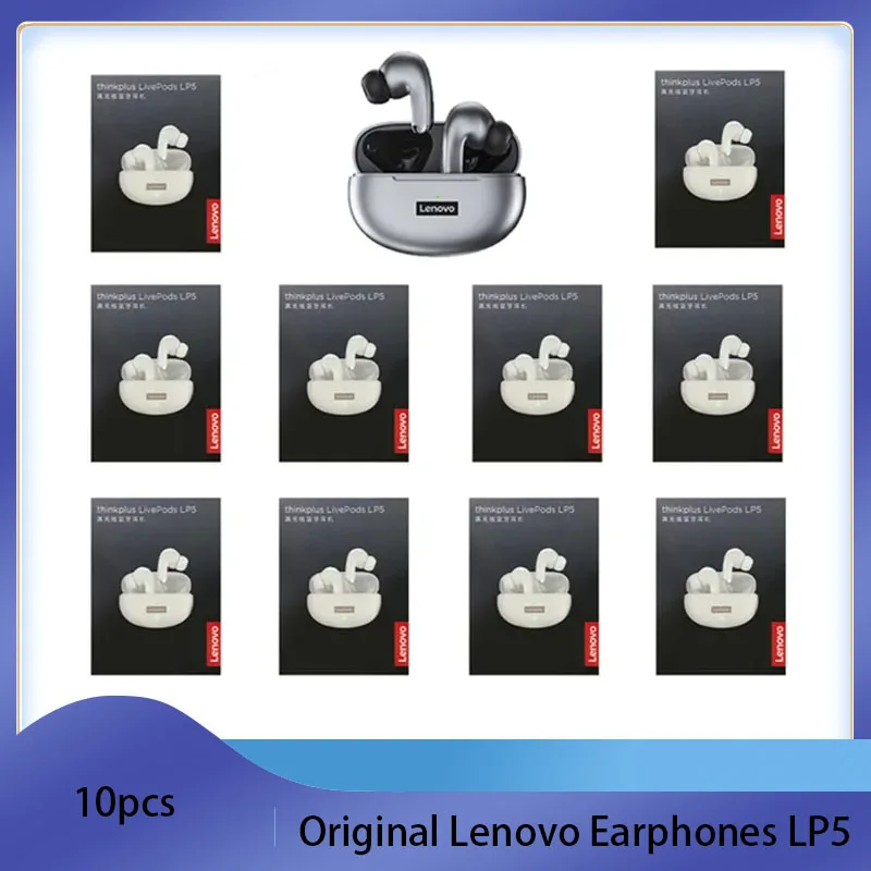 

Original Lenovo Thinkplus LP5 Earloop Bluetooth 5.0 tws Earphones LP40 Stereo Headset With Microphone Noise Cancelling Earbuds