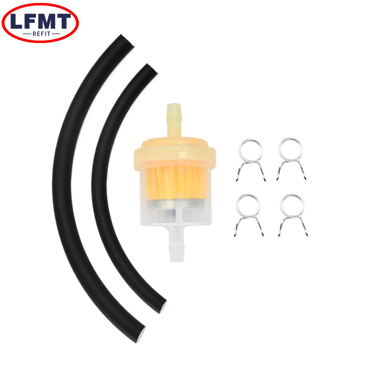 Motorcycle fuel filter Universal Gas fuel filters 49cc 50cc 110cc 125cc For motorcycle Motocross dirt pit bike Moped scooter ATV Go kart