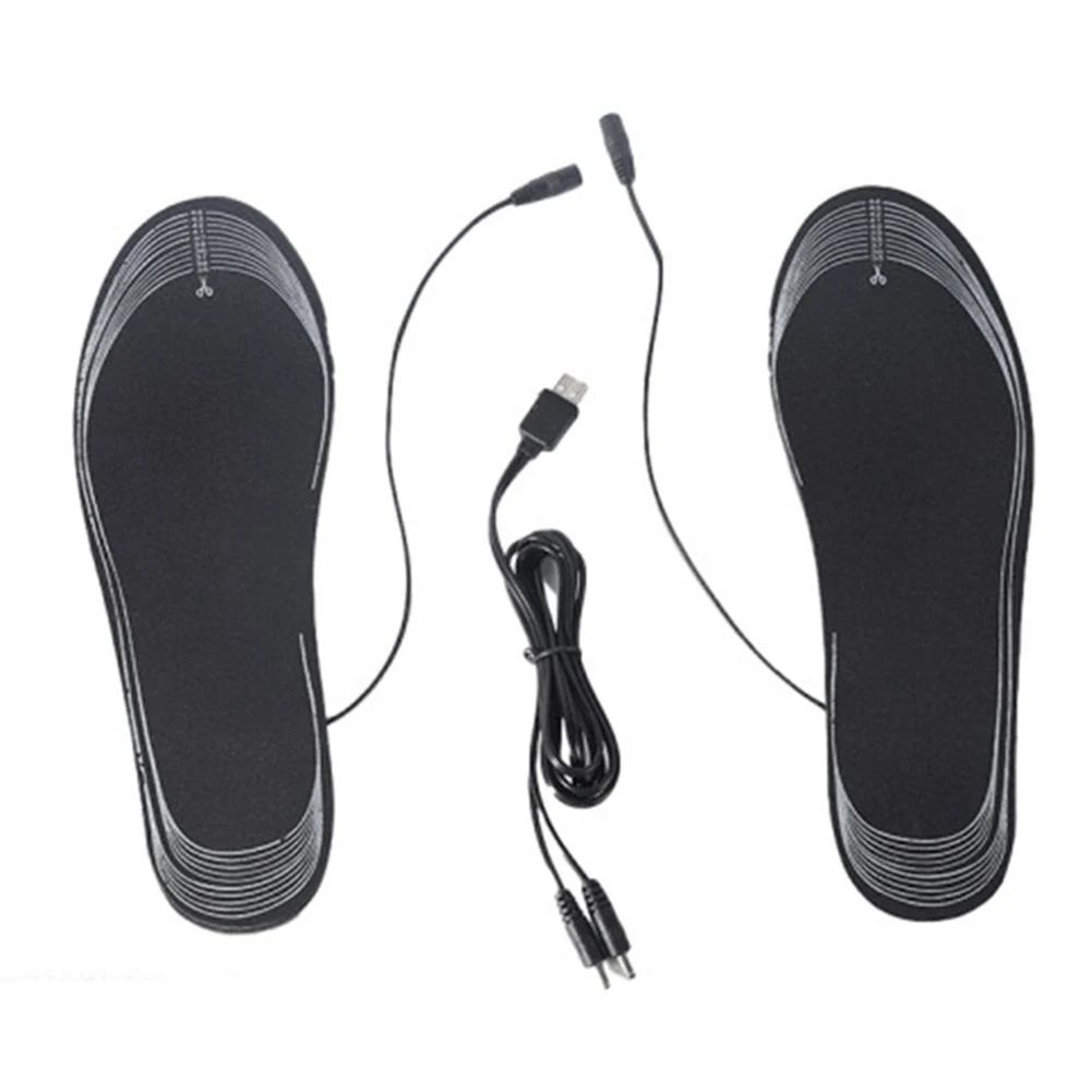 Unisex electric foot warmer Adjustable Temperature Rechargeable Heated Insoles Multifunctional Winter Fishing Hiking Camping