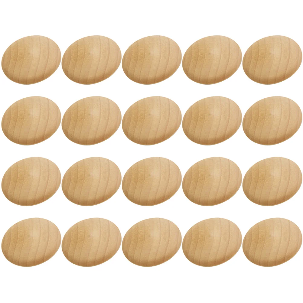 

100pcs Furniture Hole Plugs Wooden Button Hole Plugs Small Cupboard Hole Caps