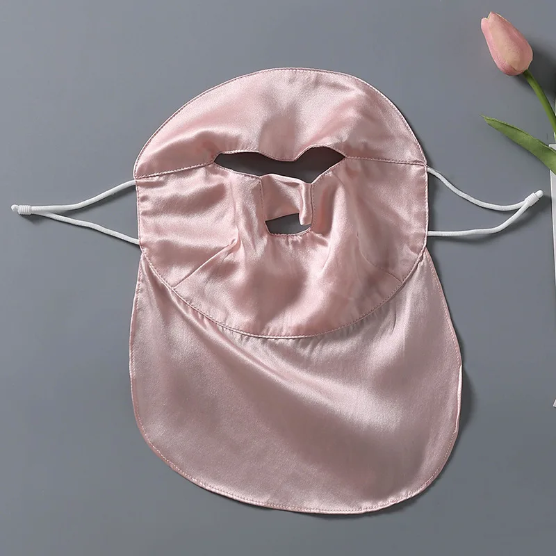 Luxurious Mulberry Silk Sun Protection Sleep Mask - Breathable & Anti-Ultraviolet Veil