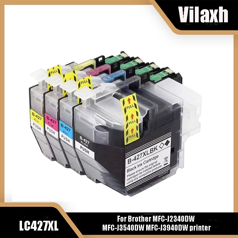 

Vilaxh LC427 LC427XL Ink Cartridge Compatible For Brother HL-J6010DW MFC-J5955DW MFC-J6955DW MFC-J6957DW MFC-J6959DW Printer