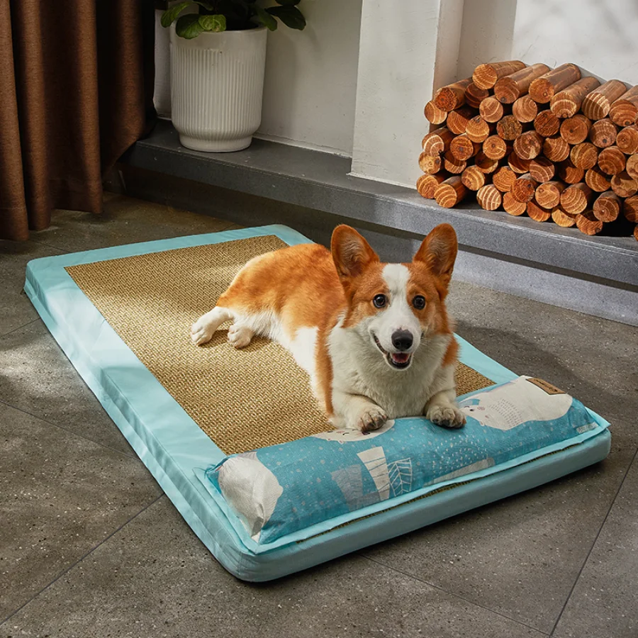 

Cushions Small Dog Kennell Removable Washable Indoor Cute Cool Mat Breathable Sleeping Mat Cozy Casa Para Gatos Pets Accessories