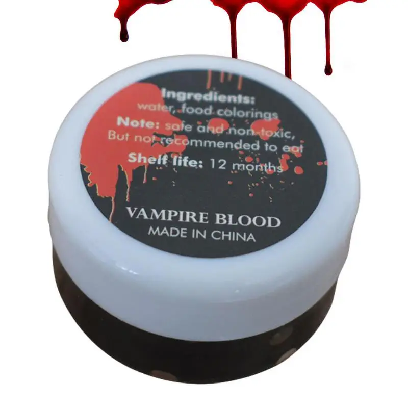 Tanie Halloween sztuczna krew zabawka zmywalny krwawy sztuczna krew krem ciało makijaż dla sklep