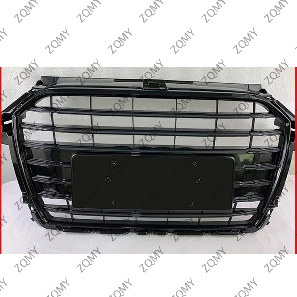 

With/Logo For Audi A1/A1L 2016 2017 2018 Car Front Bumper Grille Centre Panel Styling Upper Grill (Modify S1 style)