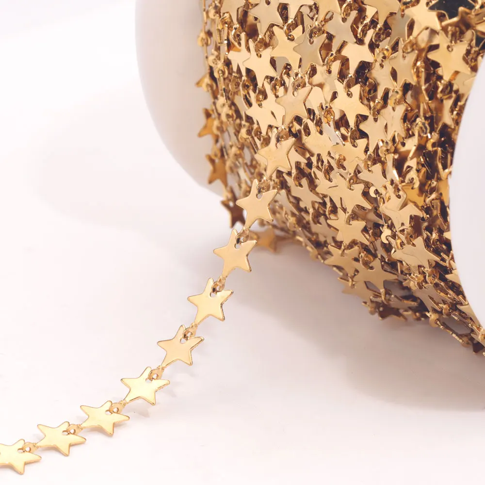 1m Starten Kette Edelstahl Ketten Für Halskette Armband Fußkettchen Schmuck, Die DIY Komponenten Handgemachten Schmuck Material – Detail 5