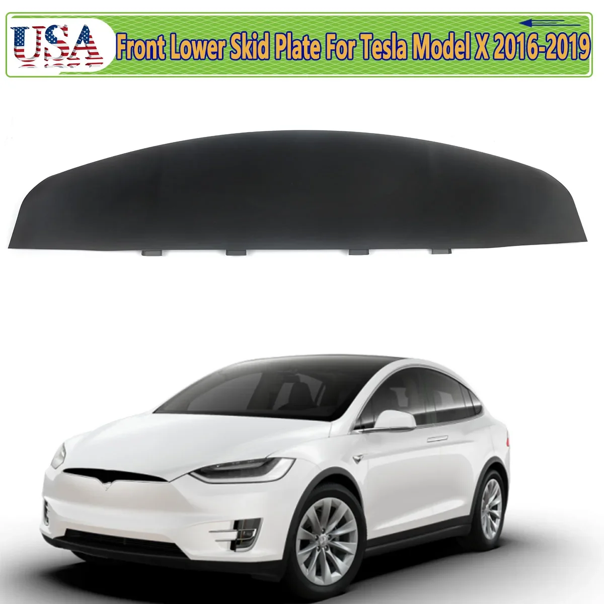 

Для 2016-2021 Tesla Model X передний бампер, нижняя скользящая деталь 1050421-00-D