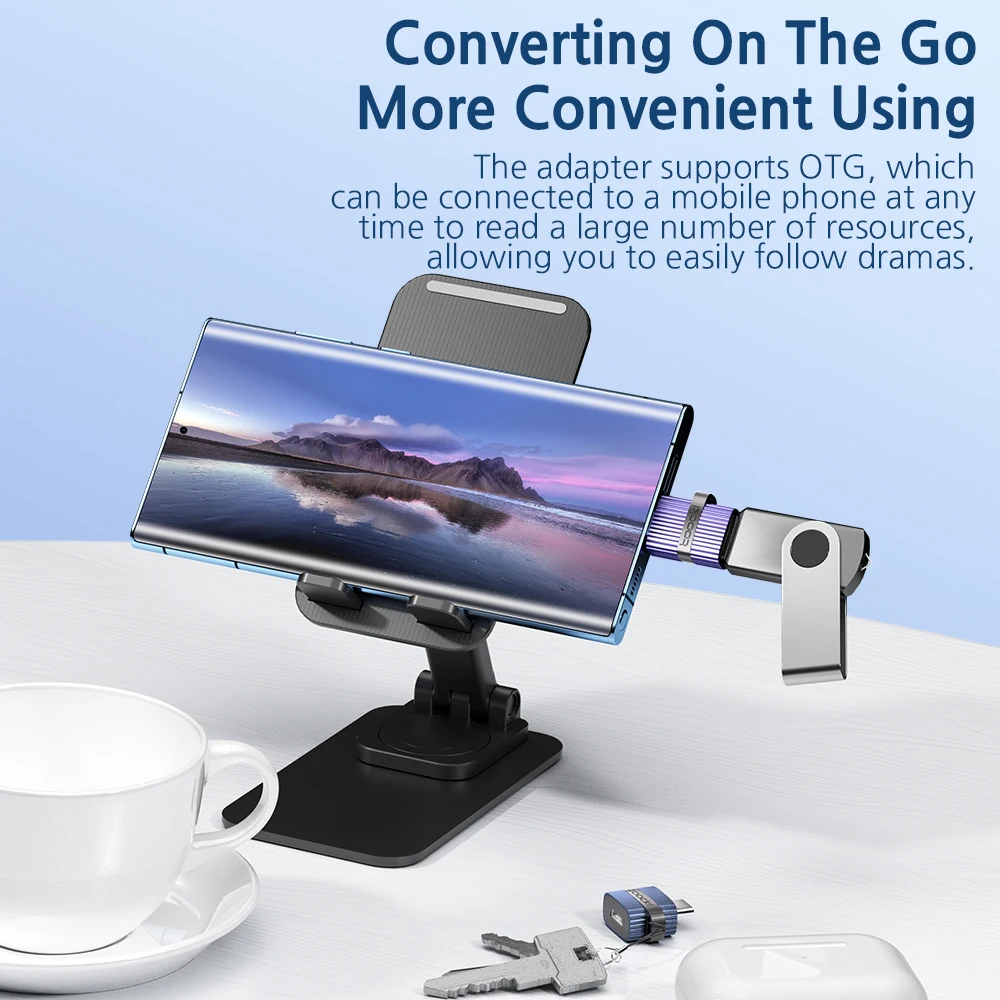 USB 3.0 To Type C OTG Adapter Type C To USB Micro Transfer Adapter for Macbook Xiaomi Samsung Laptop OTG Connector
