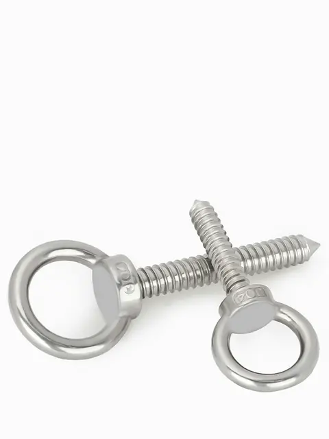 8 Ganci A D In Acciaio Inox M6 - Con Anello E Vite, Capacità 200 Kg, Per Catene E Cordame - Foto 2