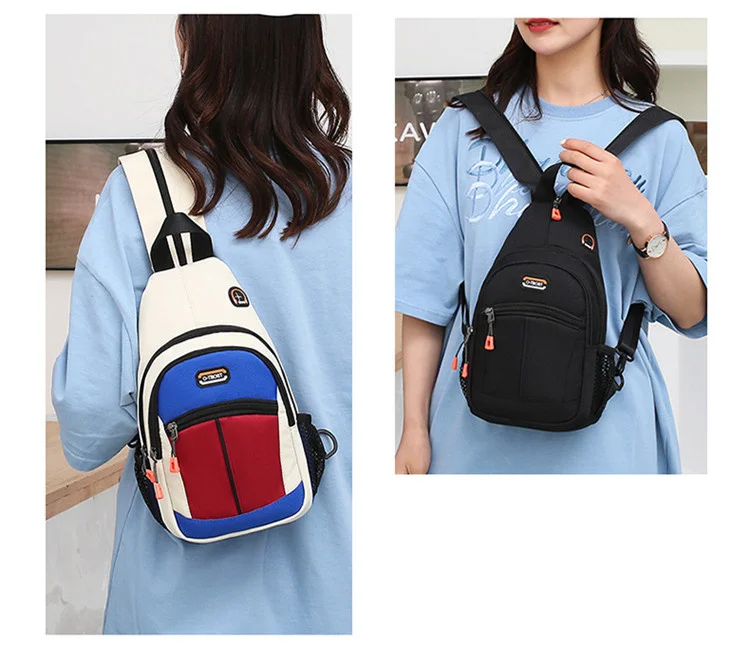 Mochila eTya na cor preta, vista frontal